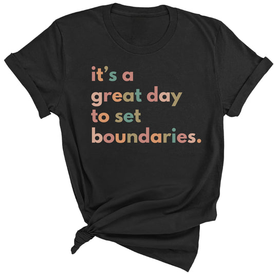 It's a Great Day To Set Boundaries Premium Tee